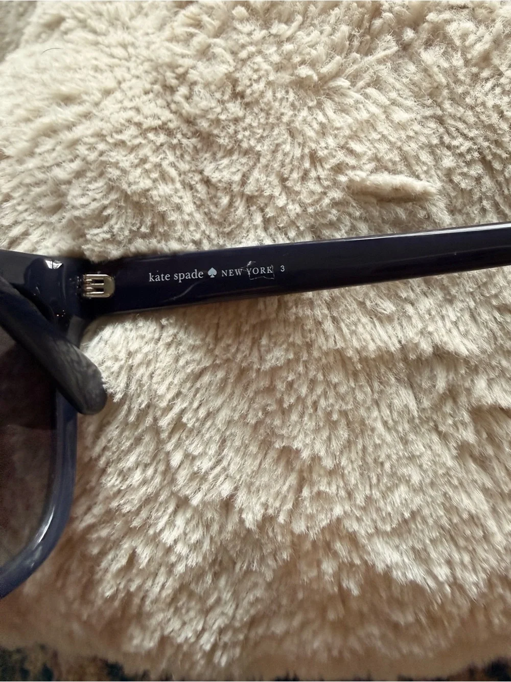 kate spade Navy Gradient Oversized Square Sunglasses